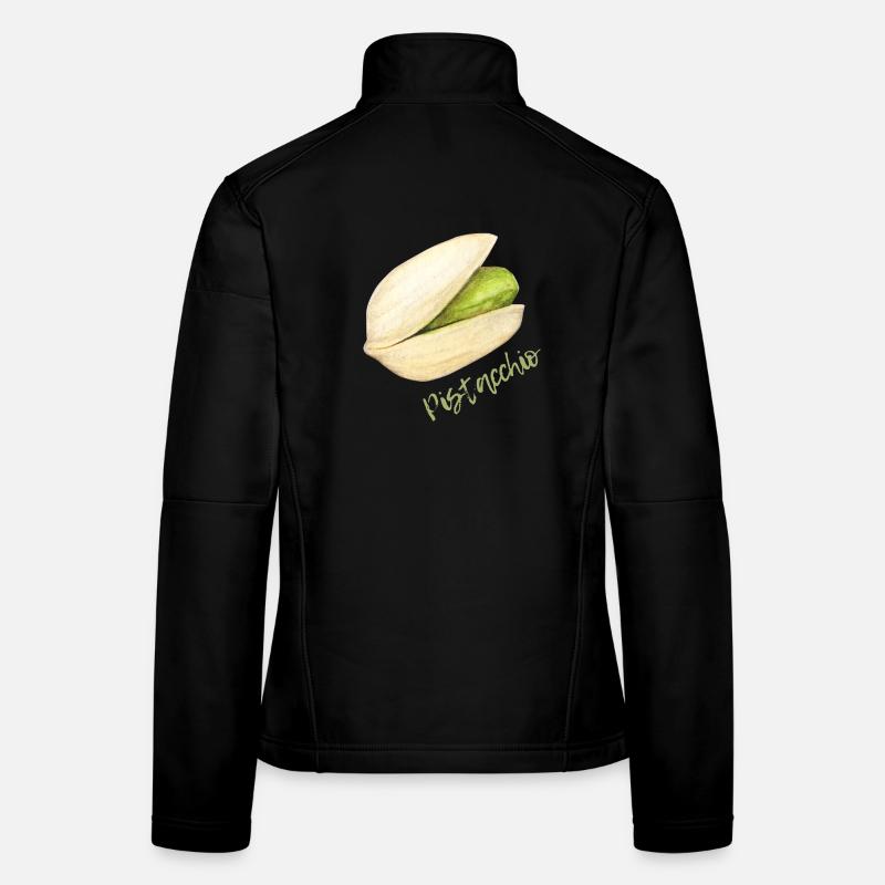 Pistachio with shell and pit Women's Softshell Jacket