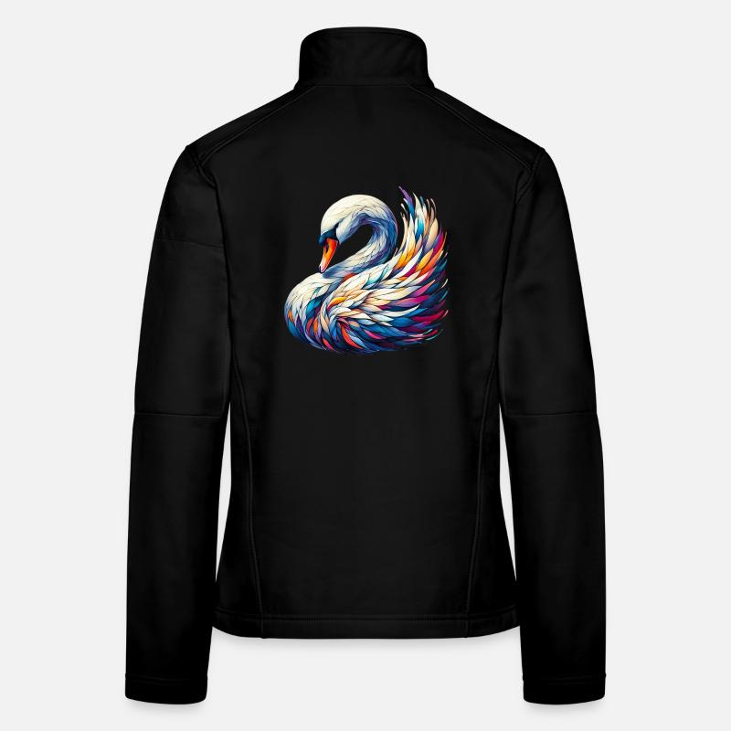 Schwan Frauen Softshelljacke