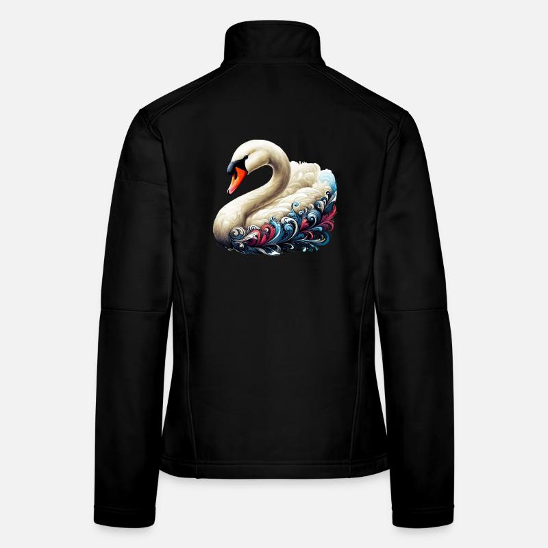 Schwan Frauen Softshelljacke