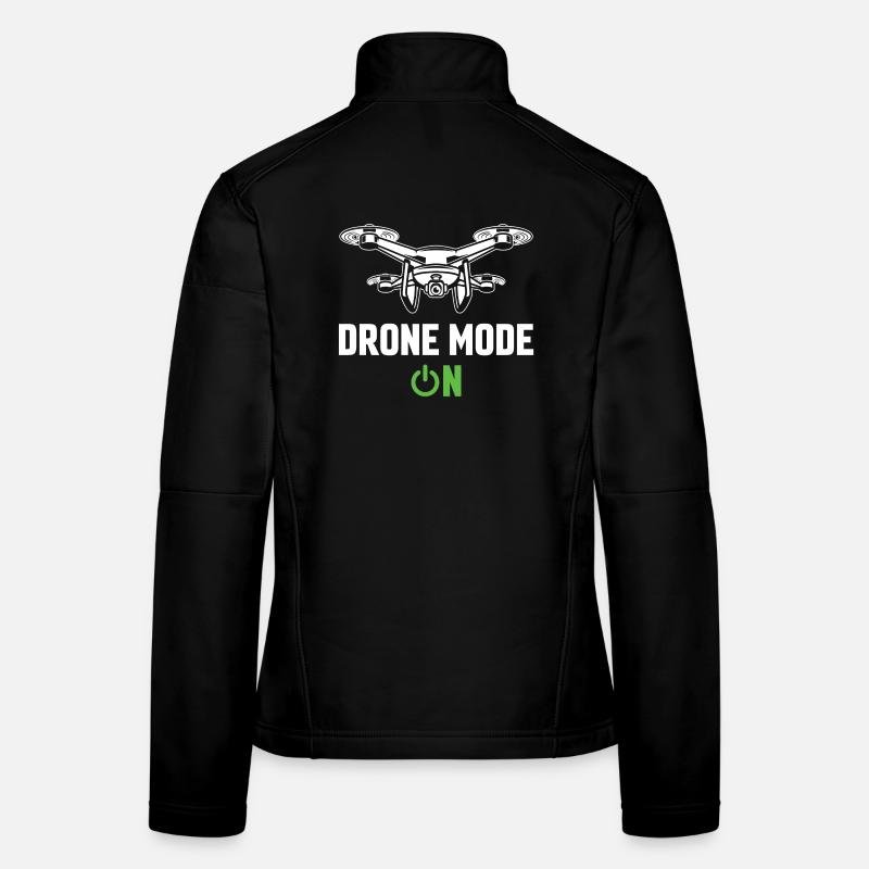 Mode drone activé Veste en tissu softshell Femme