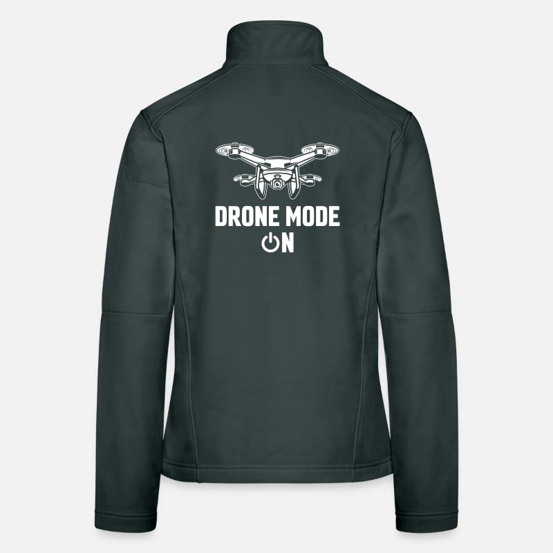 Drone Mode On Women's Softshell Jacket