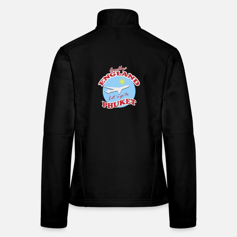Scène de vol Farewell England Phuket Veste en tissu softshell Femme
