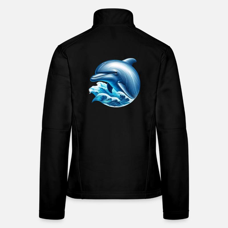 Dauphin Veste en tissu softshell Femme