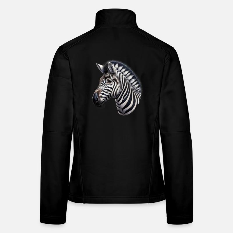 Zèbre Veste en tissu softshell Femme