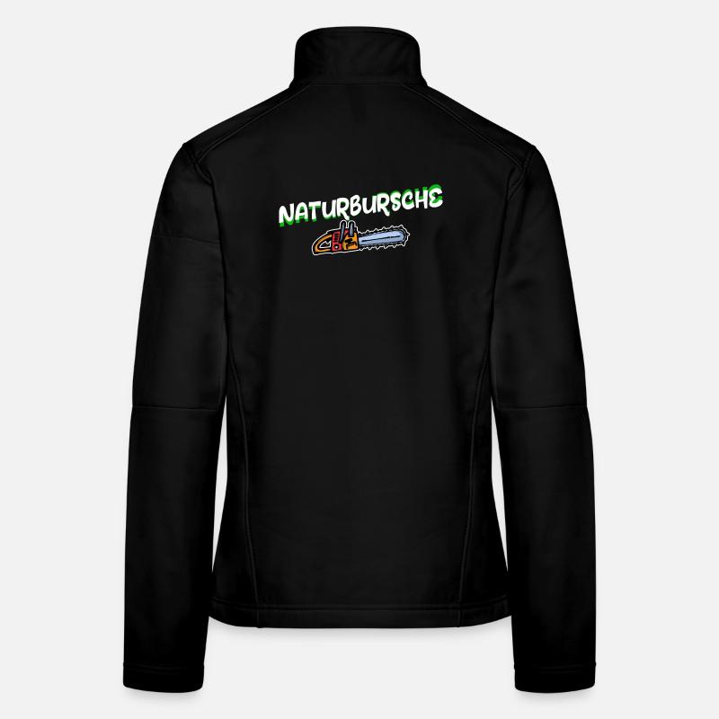 Baumfäller Motorsäge Statement Holzfäller Holz Frauen Softshelljacke