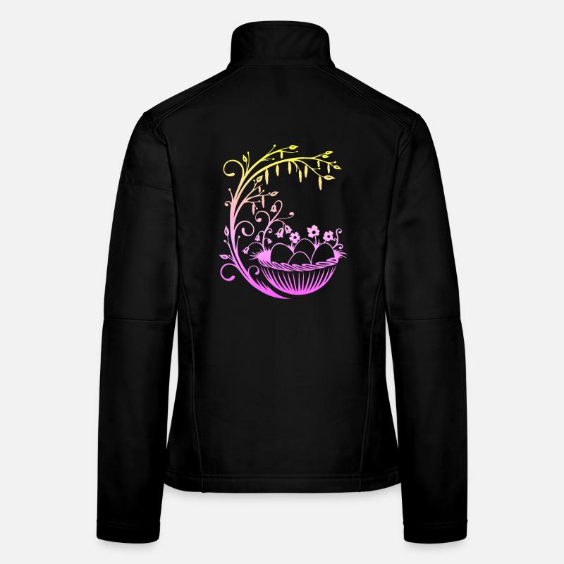 Ostern Osterkorb Osternest Frauen Softshelljacke