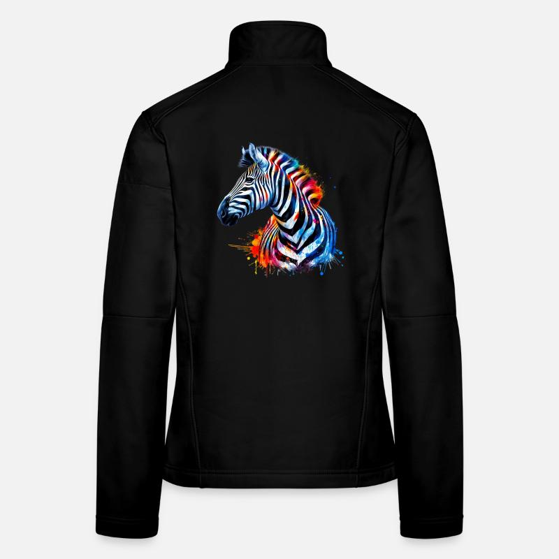 Zebra Frauen Softshelljacke