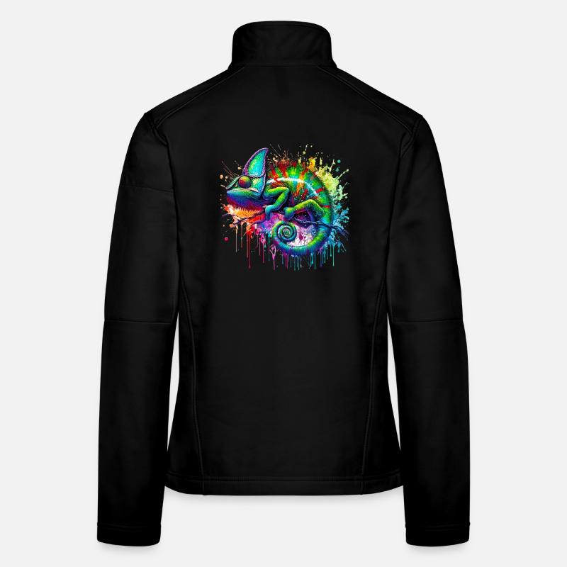 Chamäleon Frauen Softshelljacke