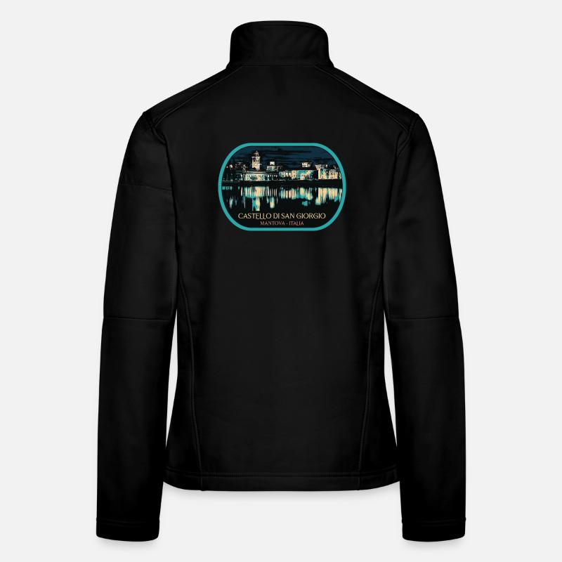 Nuit au château de San Giorgio, Mantoue Veste en tissu softshell Femme