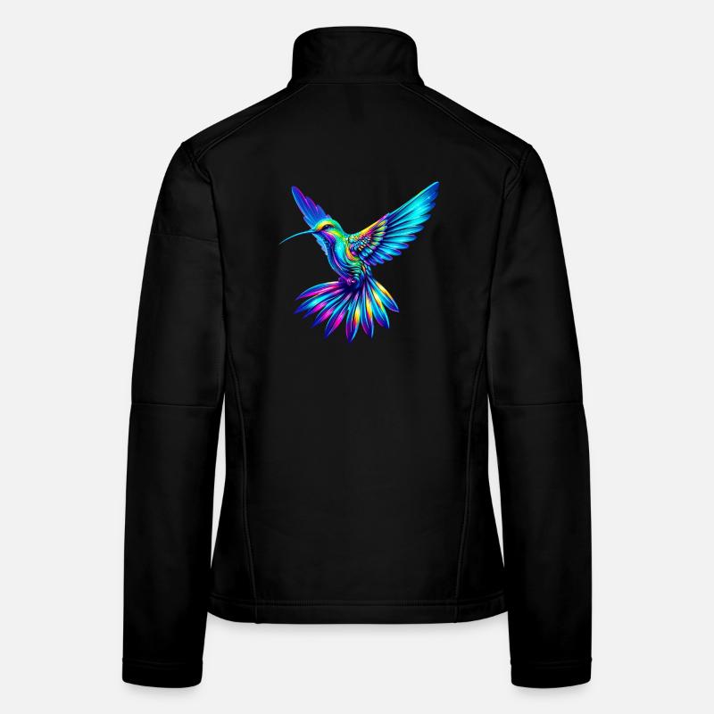 Kolibri - Frauen Softshelljacke - Schwarz