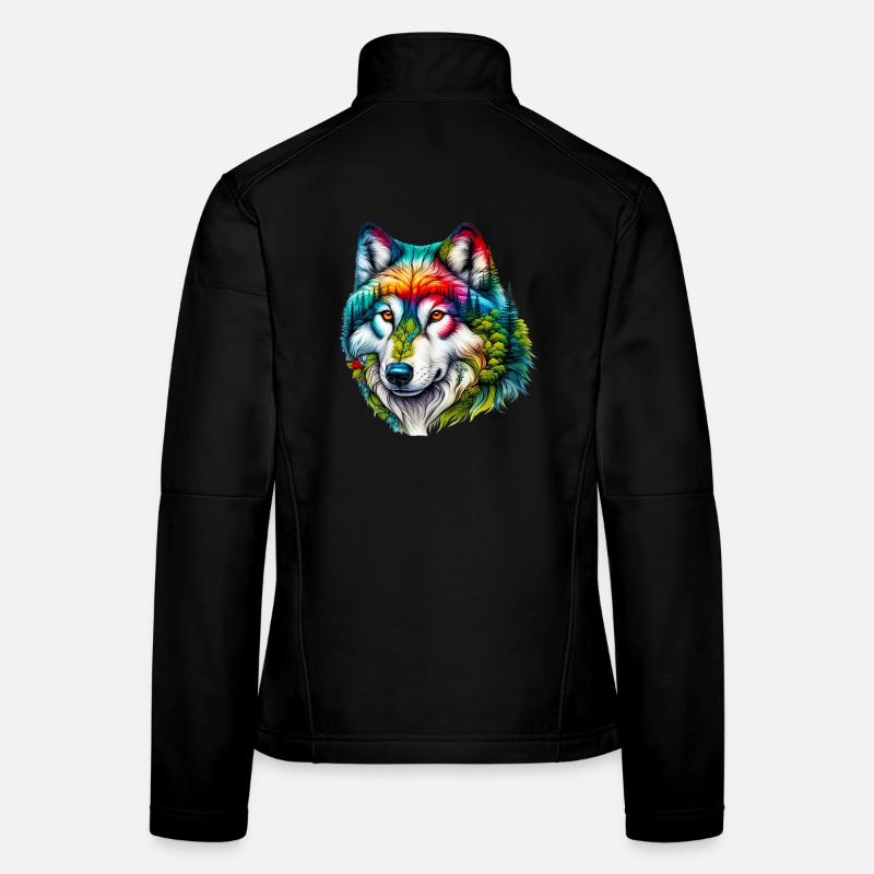 Loup Veste en tissu softshell Femme