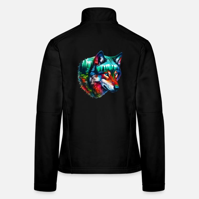 Loup Veste en tissu softshell Femme