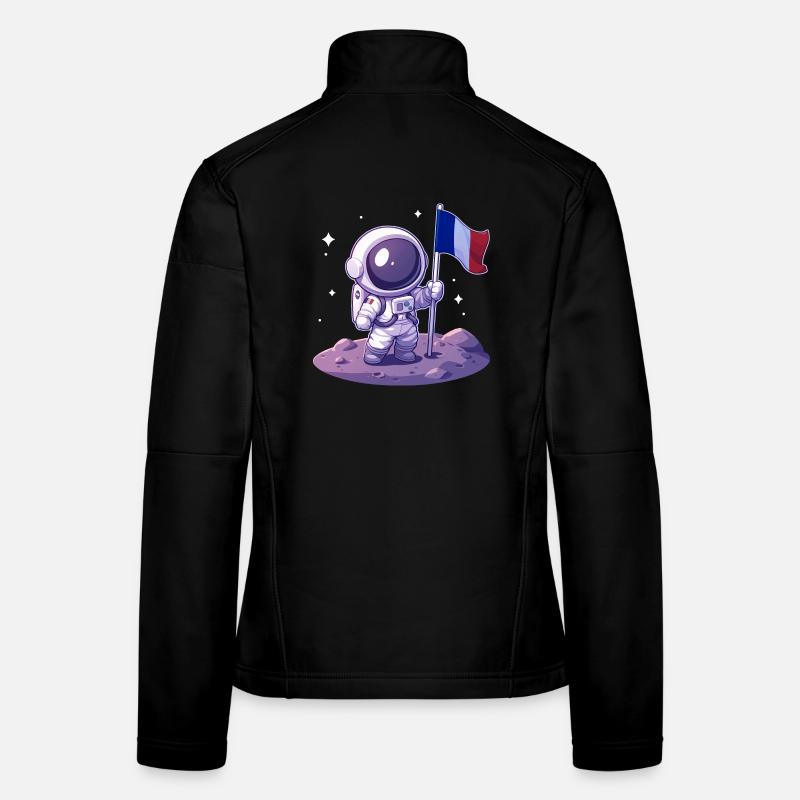French Astronaut Women's Softshell Jacket