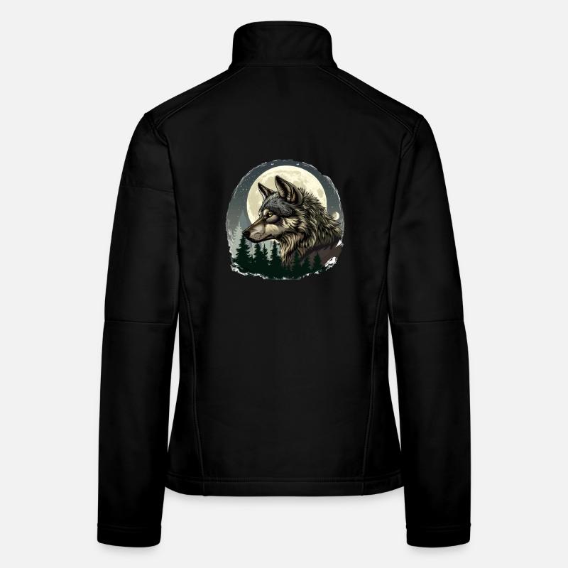 Wolfsblut - Frauen Softshelljacke - Schwarz