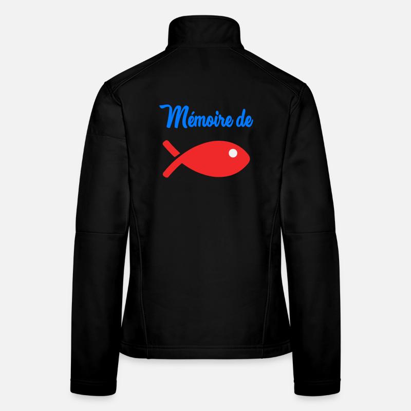 FISH. MEMORY. HUMOR Women's Softshell Jacket