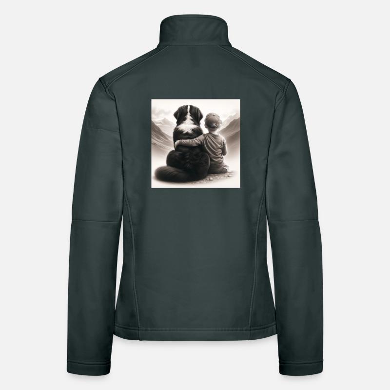 Bouvier bernois Veste en tissu softshell Femme