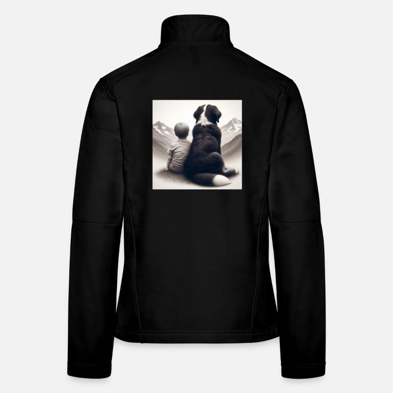 Berner Sennenhund Frauen Softshelljacke