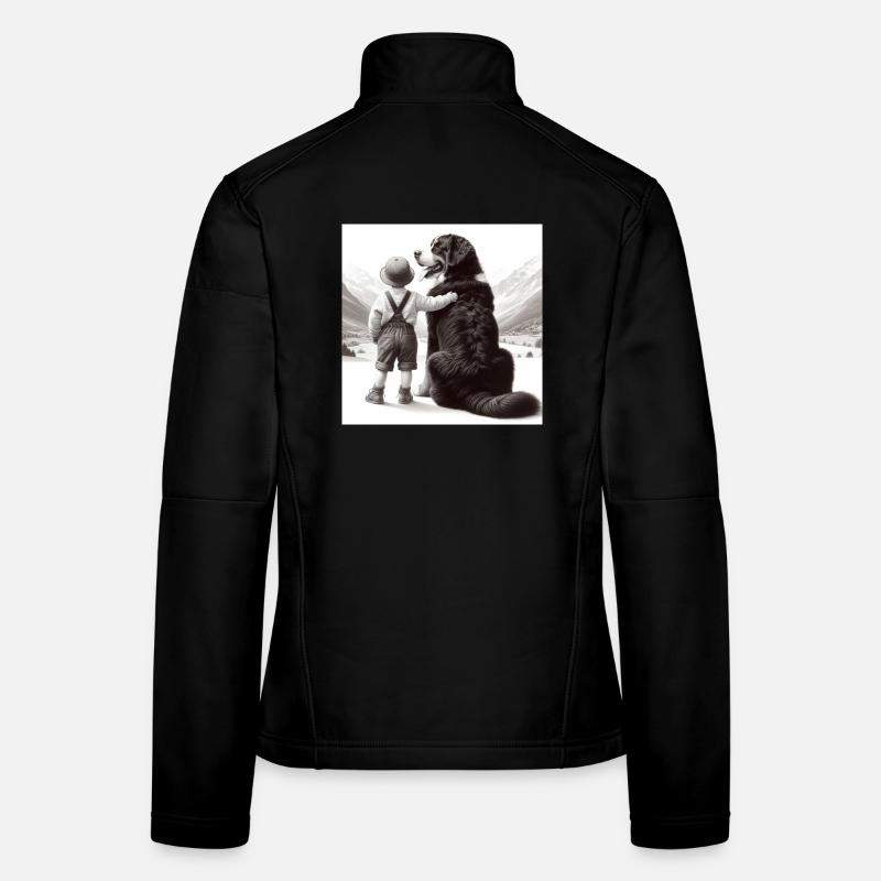 Bouvier bernois Veste en tissu softshell Femme
