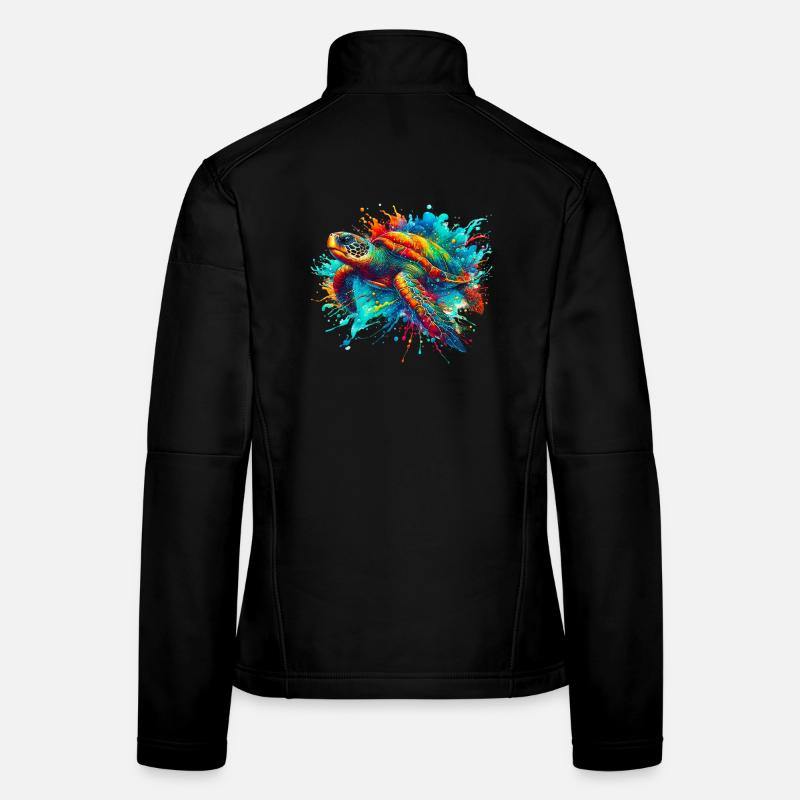 Schildkröte Frauen Softshelljacke