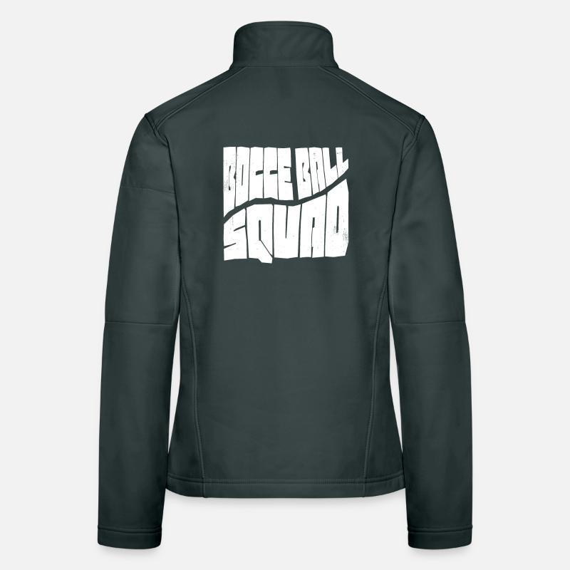 Bocce Ball Squad Outfit with Jack Bocci Game Bocce Women's Softshell Jacket