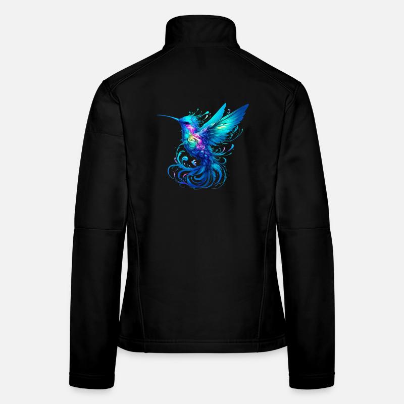 Kolibri - Frauen Softshelljacke - Schwarz