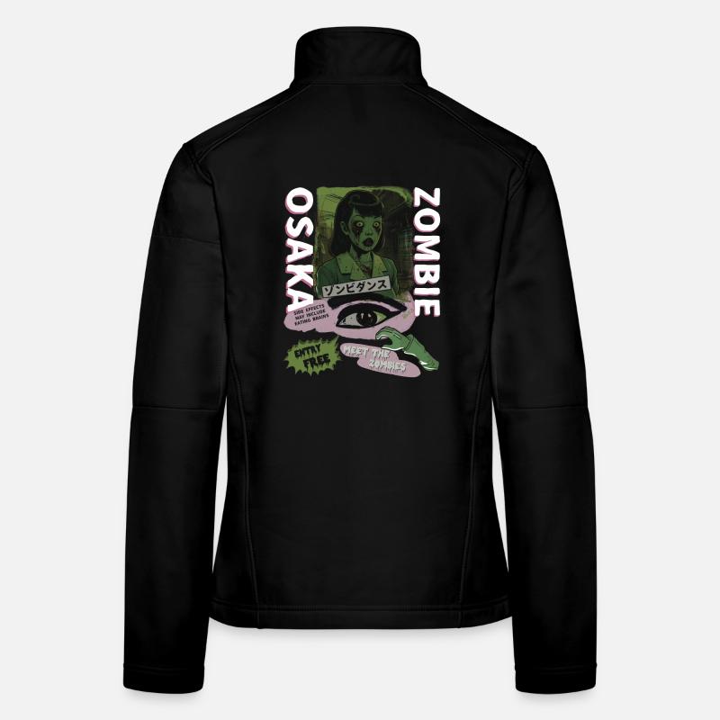 Osaka Zombie Girl - Women's Softshell Jacket - black