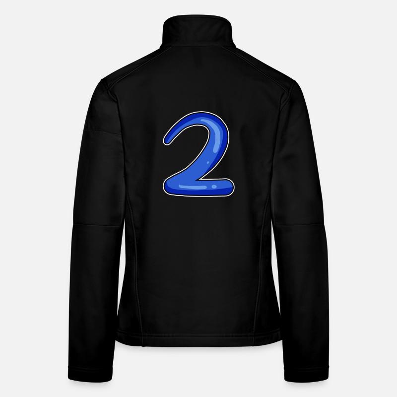 Deux - 2 - Nombre Veste en tissu softshell Femme
