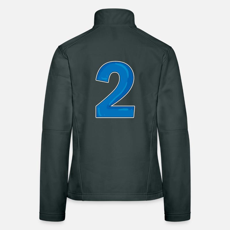 Deux - 2 - Nombre Veste en tissu softshell Femme