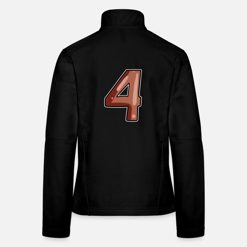 4 Number Number Four Brown - Women's Softshell Jacket - black
