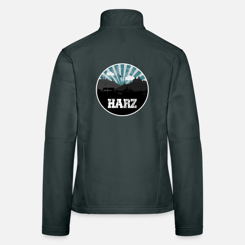 Harz Blue Hour Skyline Frauen Softshelljacke