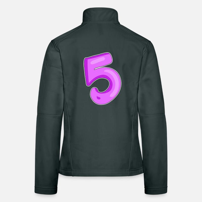 Numéro numéro 5 Veste en tissu softshell Femme