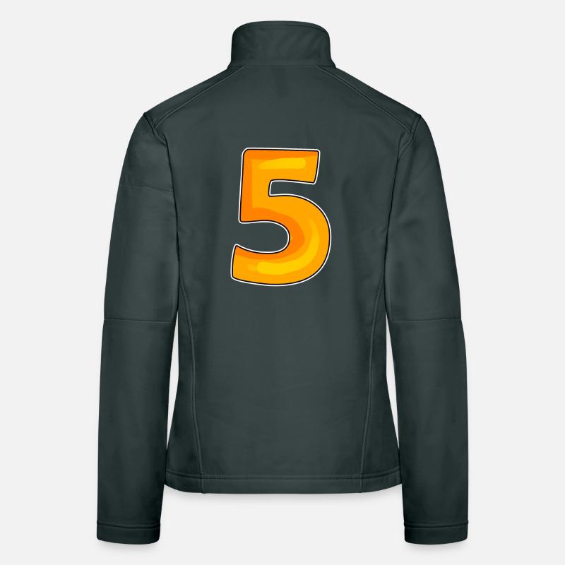 Numéro 5 Numéro Veste en tissu softshell Femme