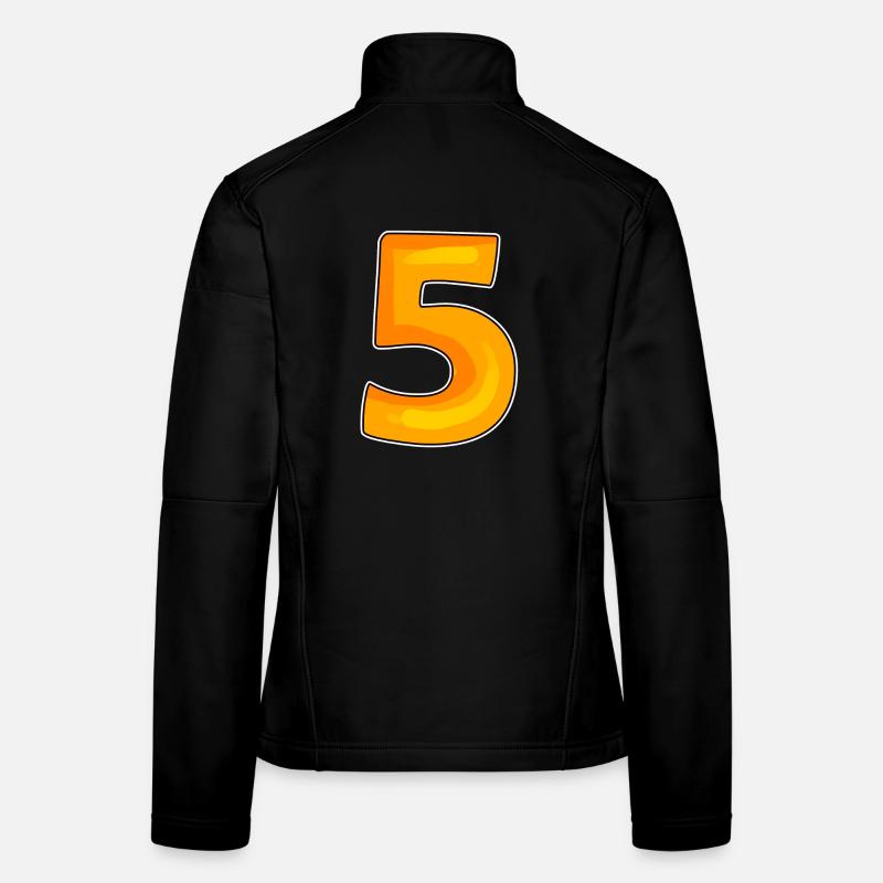 Numéro 5 Numéro Veste en tissu softshell Femme