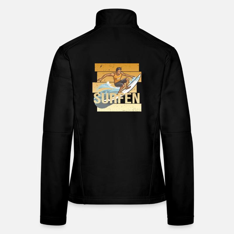 Surfen Frauen Softshelljacke