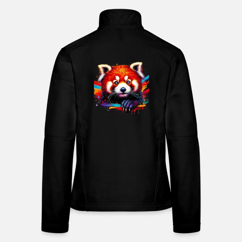 Kleiner Panda Frauen Softshelljacke
