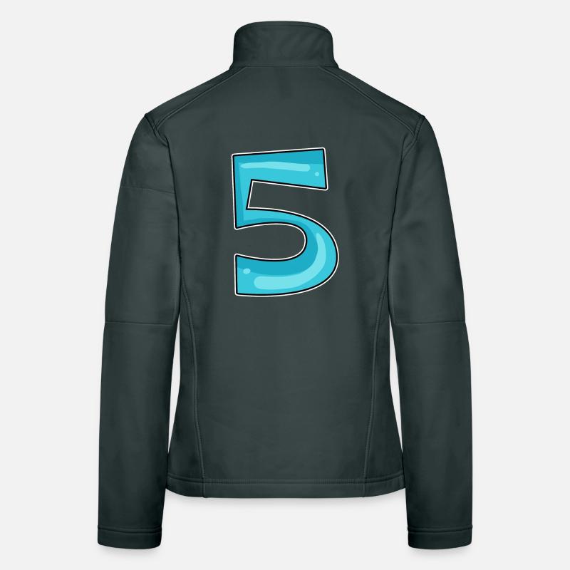 Numéro 5 Numéro Veste en tissu softshell Femme