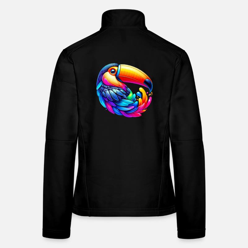 Toucan Veste en tissu softshell Femme