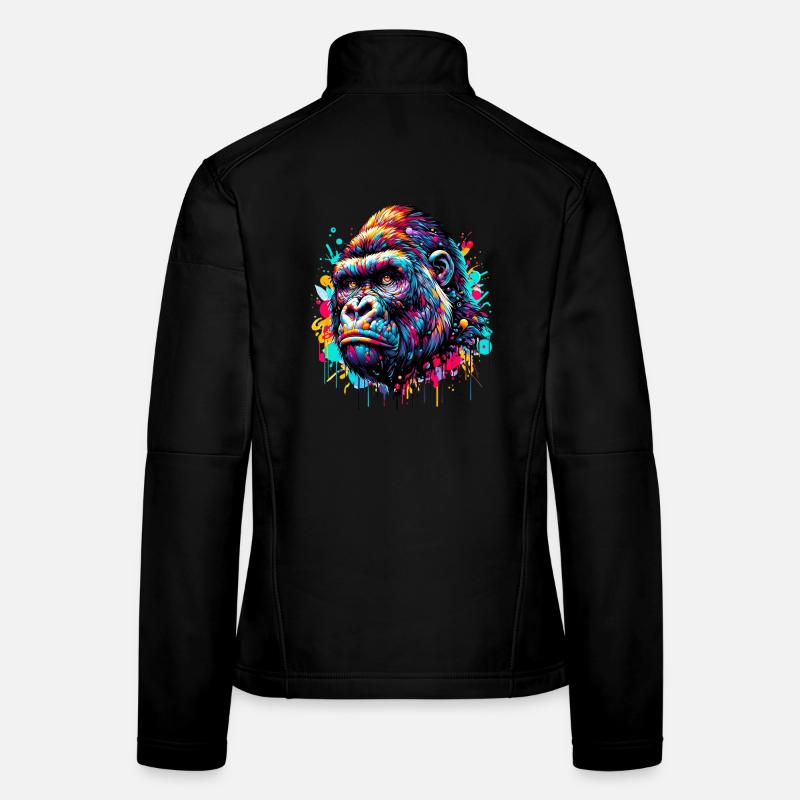 Gorilla Frauen Softshelljacke