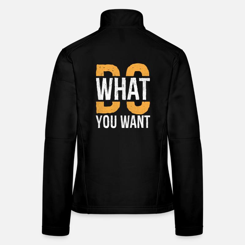 Faites ce que vous voulez Veste en tissu softshell Femme