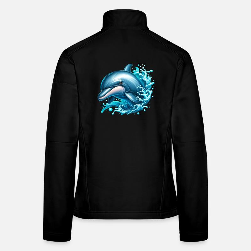 Dauphin Veste en tissu softshell Femme