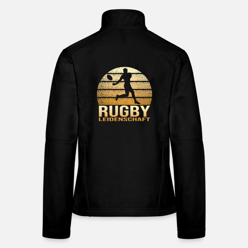 Rugby Leidenschaft Frauen Softshelljacke
