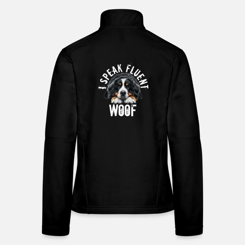 Berner Sennenhund - Frauen Softshelljacke - Schwarz