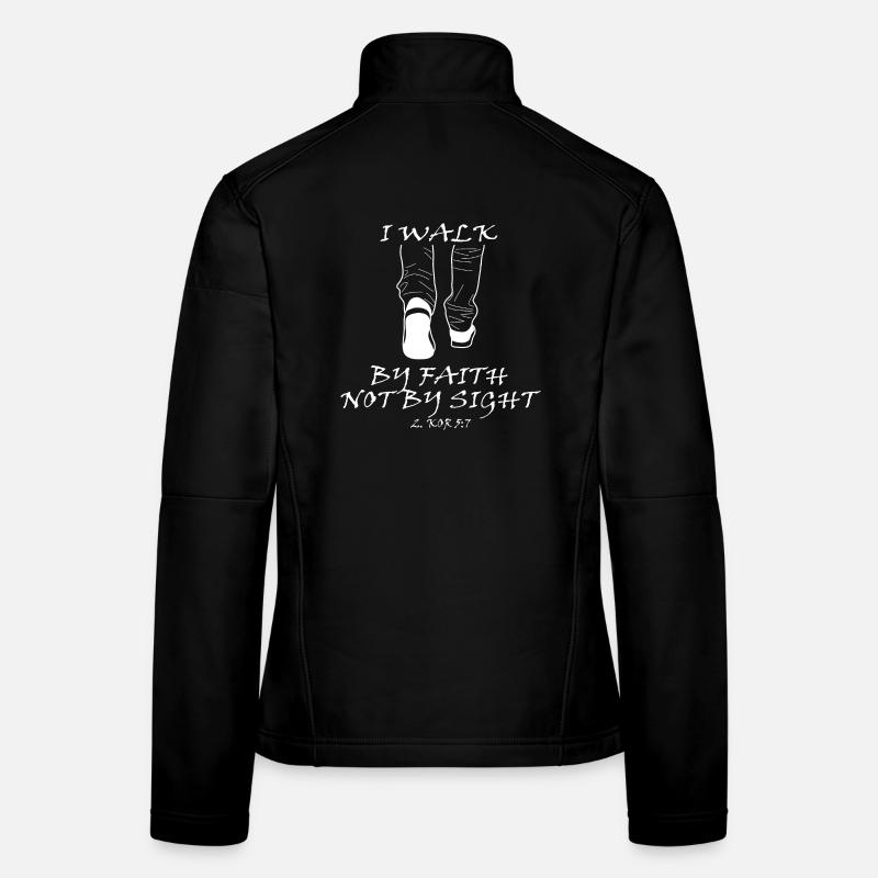 Inspirational sneaker message Women's Softshell Jacket
