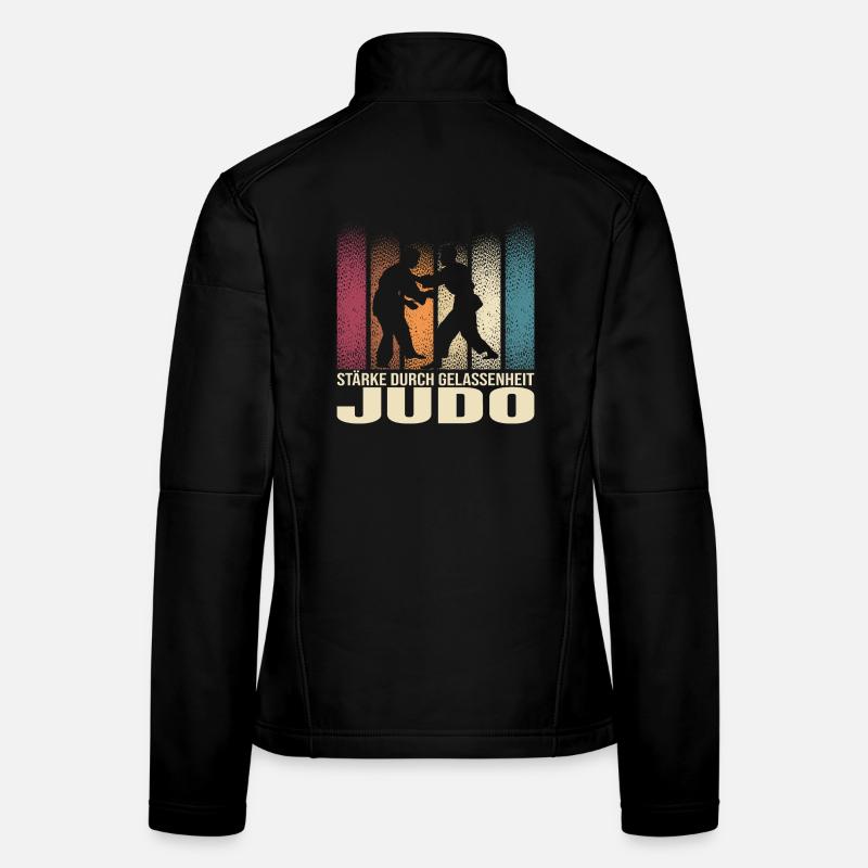 Stärke durch Gelassenheit - Judo Frauen Softshelljacke