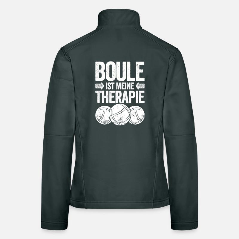 Boule is my therapy! Boule player Women's Softshell Jacket