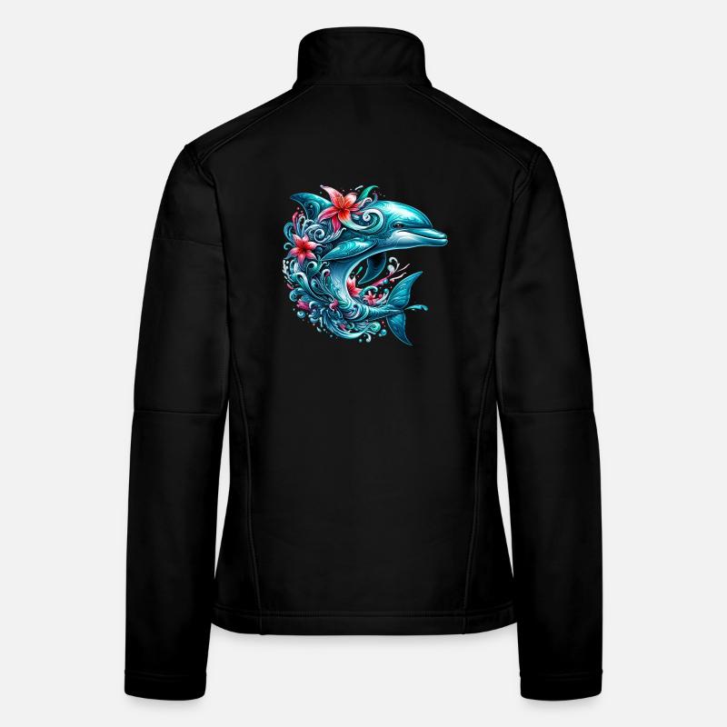 Dauphin Veste en tissu softshell Femme