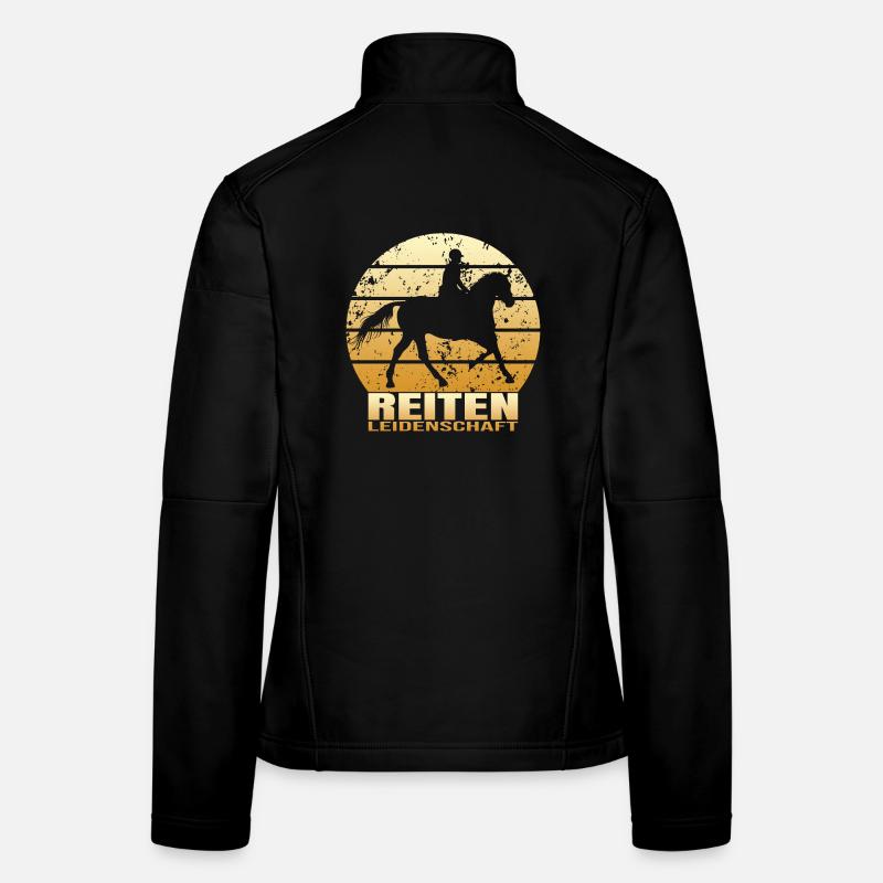 Reiten Leidenschaft Frauen Softshelljacke