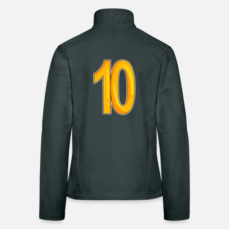 10 - ten - yellow Women's Softshell Jacket