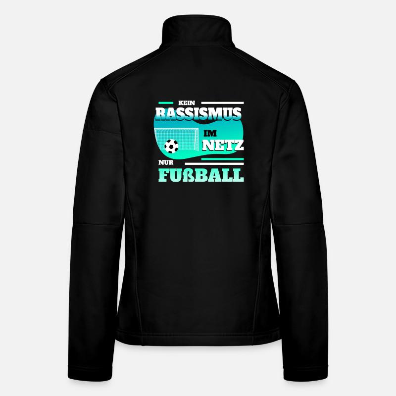 Kein Rassismus im Netz Frauen Softshelljacke