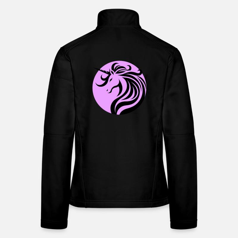 Unicorn Blessing Lavender Women's Softshell Jacket